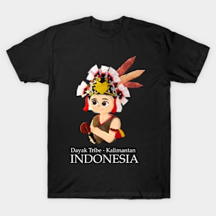 dayak tribe kalimantan, Indonesia by Xoalsohanifa T-Shirt